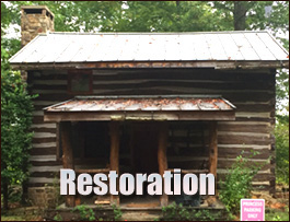 Historic Log Cabin Restoration  Conneaut, Ohio